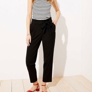 Loft high waist belted pants